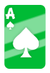 MauMau - Spielkarte Ass (grün).gif