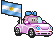 Flagge-Girl Argentinien.gif