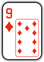 Pokerkarte - Karo 9.png