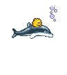 Weltreise Unter Wasser Transportmittel Delfin (animiert).gif