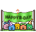 Jubeln Happy B-Day (Multismiley).gif
