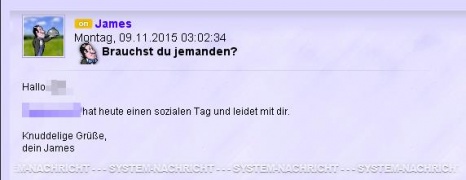 Normale Zwischenbenachrichtiung