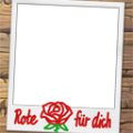 Foto Polaroid - Kritzelei "Rote Rose für dich".png